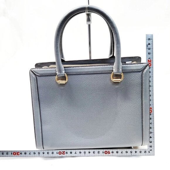 Coach Grace Carryall Leather Gray - EUC - Picture 3 of 10